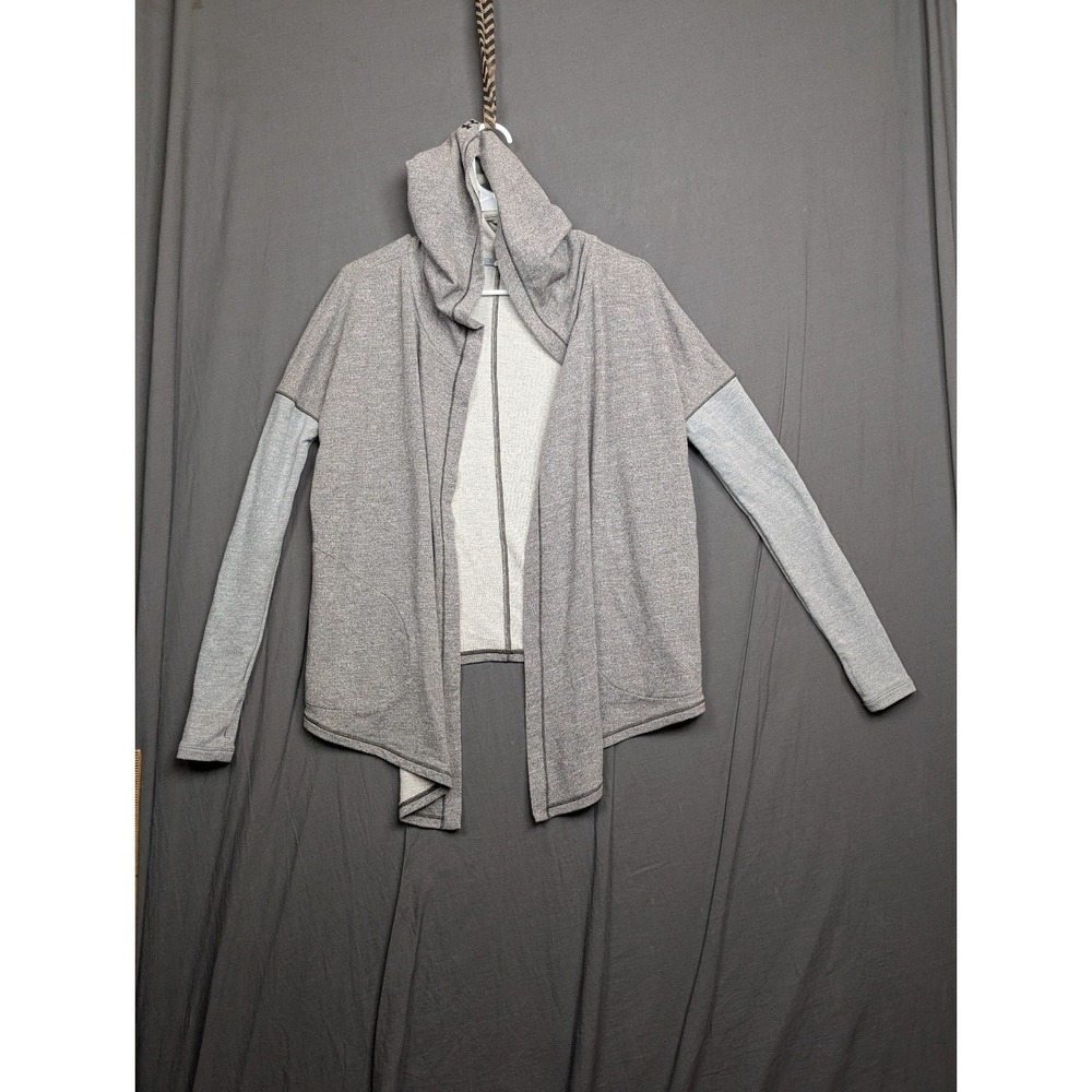 Under Armour Loose Women's Size S Gray Open Front Cardigan‎ Long Sleeve Hoodie